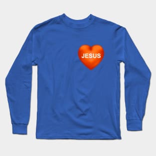 A Heart Like Christ - On the Back of Long Sleeve T-Shirt